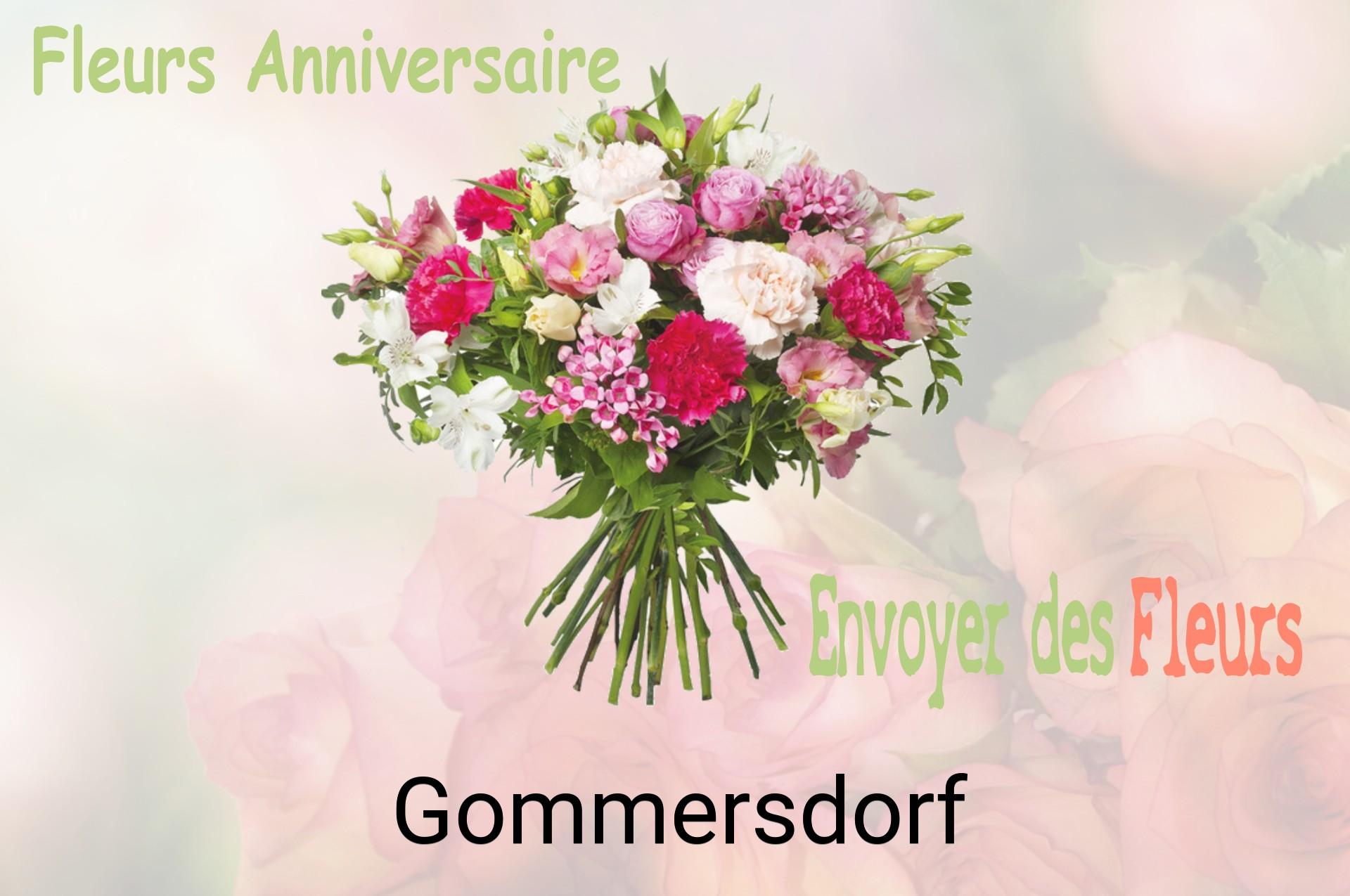 Bouquet de fleurs d’anniversaire livré à Gommersdorf